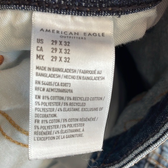 29x32 AE Airflex360 ripped blue jeans Men’s - Picture 3 of 7